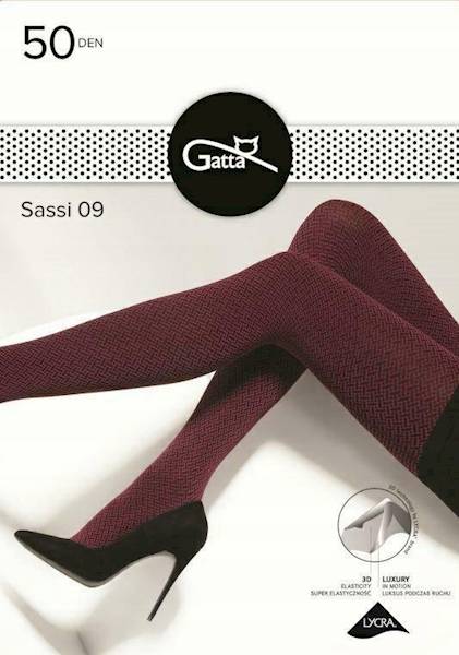Rajstopy damskie 2-S SASSI 09 MIDINGHT.N "Gatta" / Women's tights