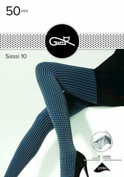 Rajstopy damskie 3-M PER.RED.N SASSI 10 "Gatta" / Women's tights