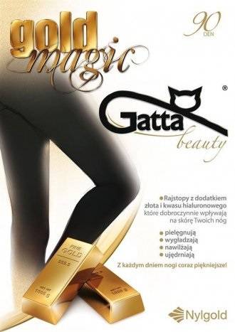 Rajstopy damskie 2-S NERO GOLD MAGIC "Gatta" / Women's tights