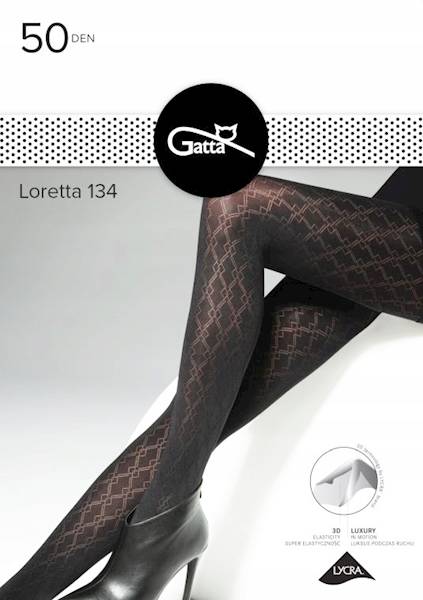 Rajstopy damskie 2-S NERO LORETTA 134 "Gatta" / Women's tights