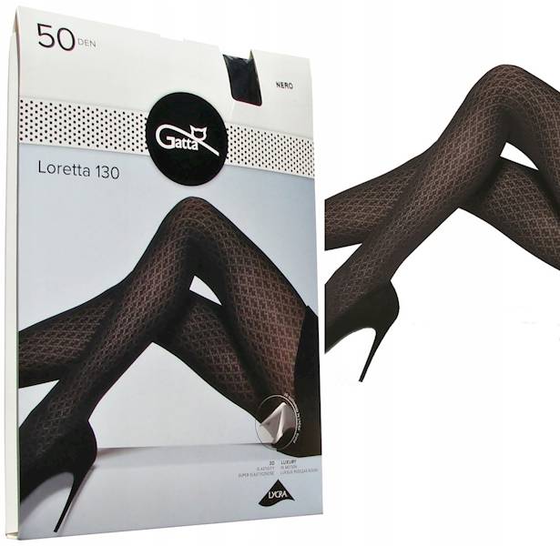 Rajstopy damskie 2-S NERO LORETTA 130 "Gatta" / Women's tights