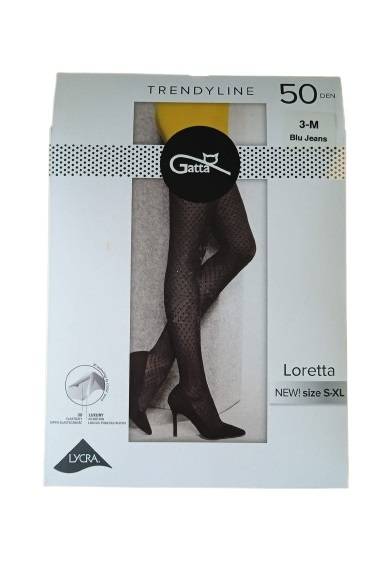 Rajstopy damskie 3-M BLU JEANS LORETTA 125 "Gatta" / Women's tights