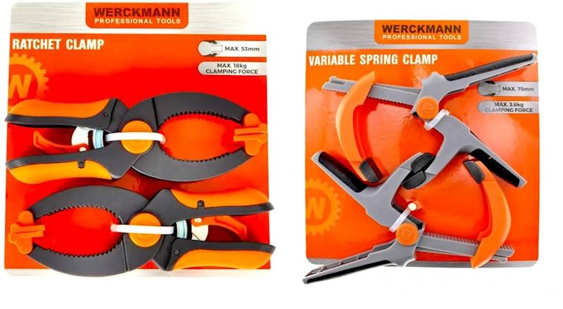 Zacisk zapadkowy/sprezynowy mix 3015542/Variable/ratchet/spring clamp mix