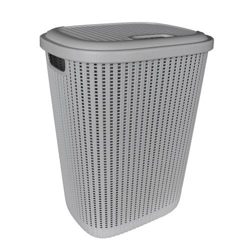 Kosz na bielizne Arne 57 L nordycki szary/Arne 57 L Nordic Grey Laundry Basket KEEEPER