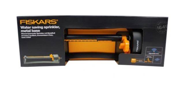 Zraszacz ogrodowy wahadlowy L Fiskars 1023661 / Oscillating garden sprinkler