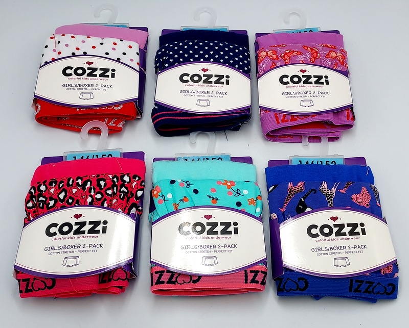 Bokserki dziewczece 2 szt 146/152 mix 2542089