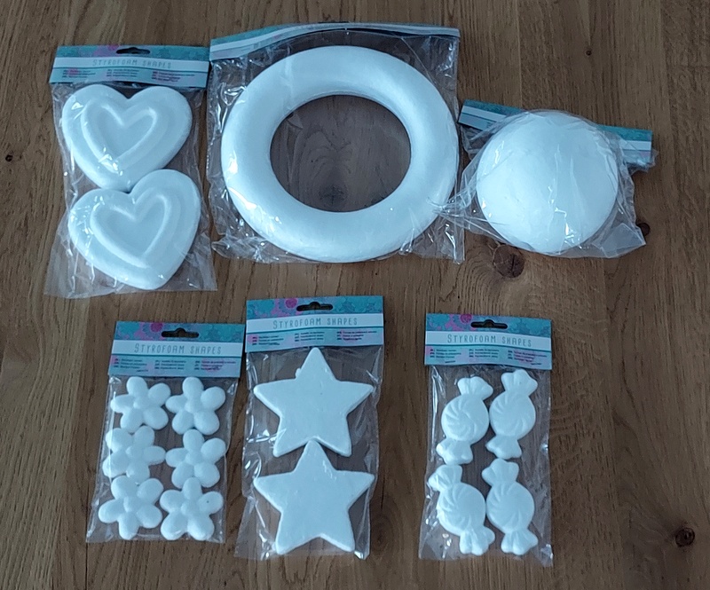 Ksztalty ze styropianu mix  2568409 / Styrofoam shapes mix