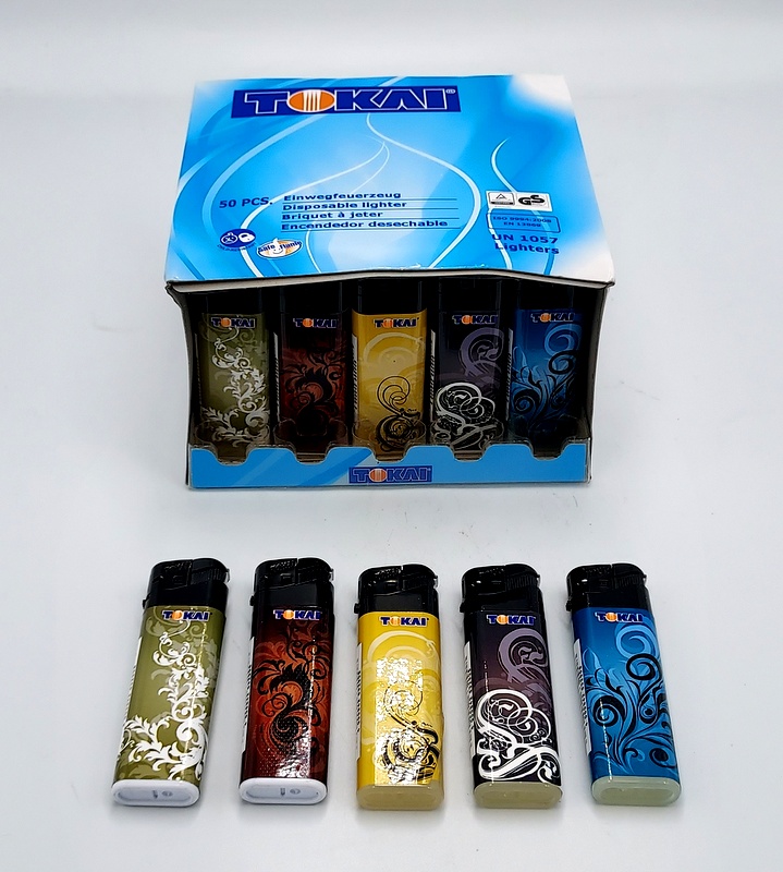 Zaplaniczka TOKAI mix kolor 50 pcs. / Lighter mix color 50 pcs