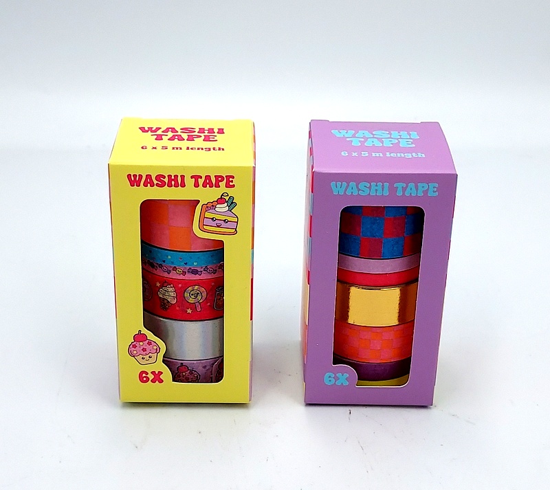 Tasma Washi kpl 6 szt mix 3214091 / Tape 6 pcs