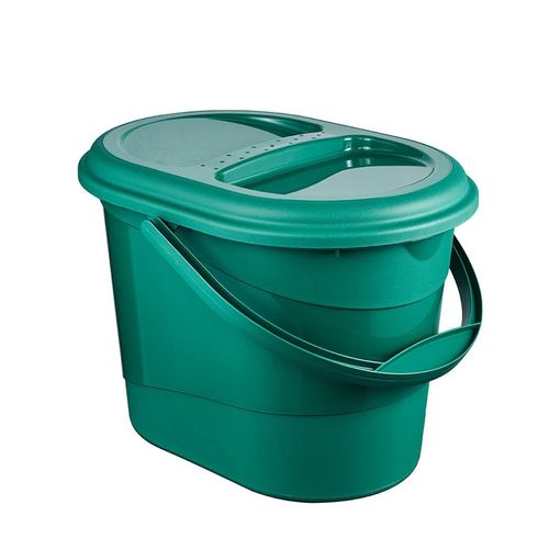 Wiadro BIO z pokrywka 13 L. zielone KEEEPER / Organic bucket with lid 13 L green