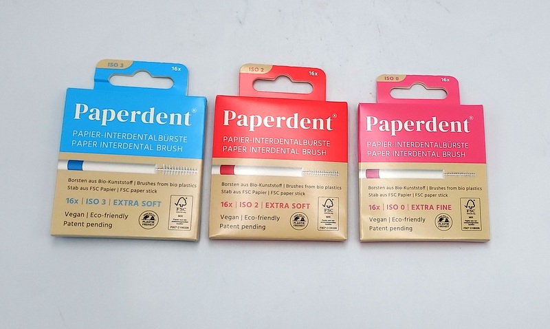 Papierowa szczoteczka miedzyzebowa 16 szt. mix / Paper interdental brush 16 pcs