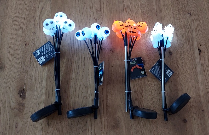 Lampki solarne Halloween mix 3216249 / Halloween solar lights mix