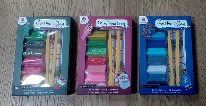 Polimerowa glinka do pieczenia DecoTime x 8 + narzedzia 3218263 / DecoTime Polymer Baking Clay x 8 + Tools