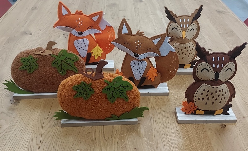 Dekoracja filcowa mix 3217076 / Felt decoration