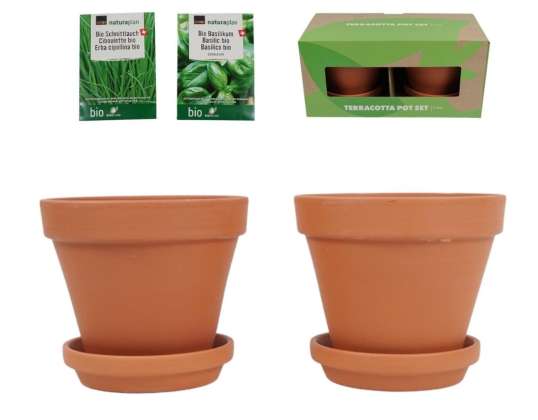Doniczka Terracotta (kpl-2 szt.) P510887 / Terracotta flowerpot (set of 2)