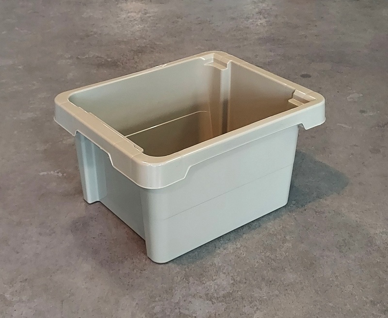 Pojemnik na klocki transportowy 22 l grey Keeeper / Transport block container 22 l grey