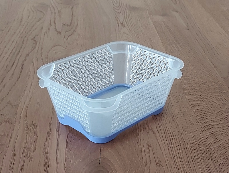 Koszyk z funkcja antyposlizgowa A7 fioletowy Keeeper / A7 purple anti-slip basket