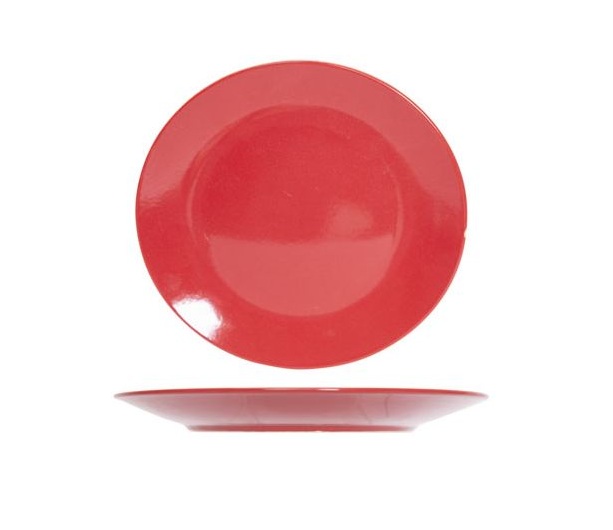 Talerz deserowy czerwony SERENA D20CM 4840539 BS002 / Red dessert plate