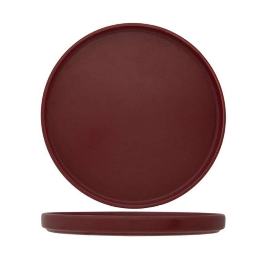 Talerz czerwony D21XH2CM 9966021 BS002 / Red plate