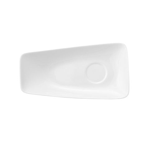 Podstawki pod filiżanki biale kpl. 6 szt. 19.5X10.5CM SET 6 1950620 BS002 / White cup coasters, set of 6.