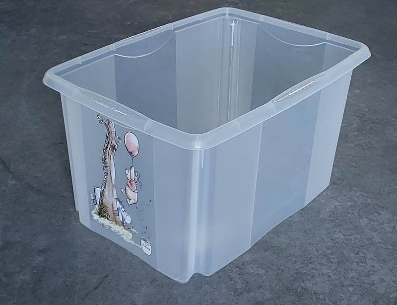 Pojemnik 45 l transparentny bez pokrywy Keeeper / 45 l transparent container without lid