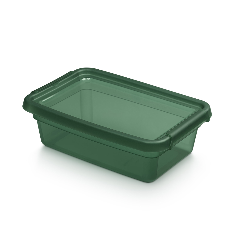 Pojemnik Base 3 l z pokrywka zielony 2.GAT / 3 l container with lid, green 