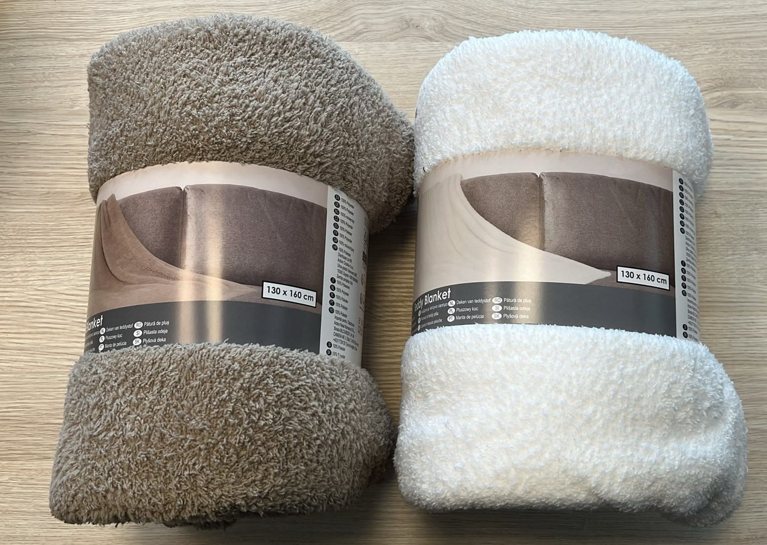 Pluszowy koc 130x160 cm mix 3016611 / Teddy blanket 130x160 cm mix