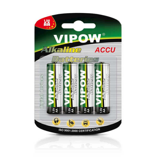 BATERIA ALKALICZNA VIPOW LR6 4/BLISTER