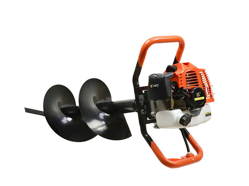 Świder spalinowy + wiertła(10cm,20cm,30cm) + adapt