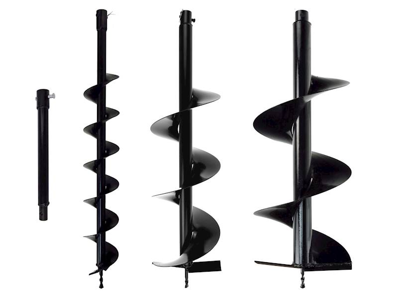 Świder spalinowy + wiertła(10cm,20cm,30cm) + adapt