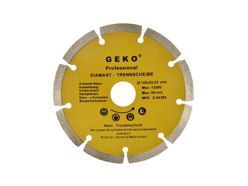TARCZA DIAM. 125mm SEGMENT GEKO PROFI