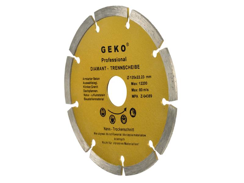 TARCZA DIAM. 125mm SEGMENT GEKO PROFI