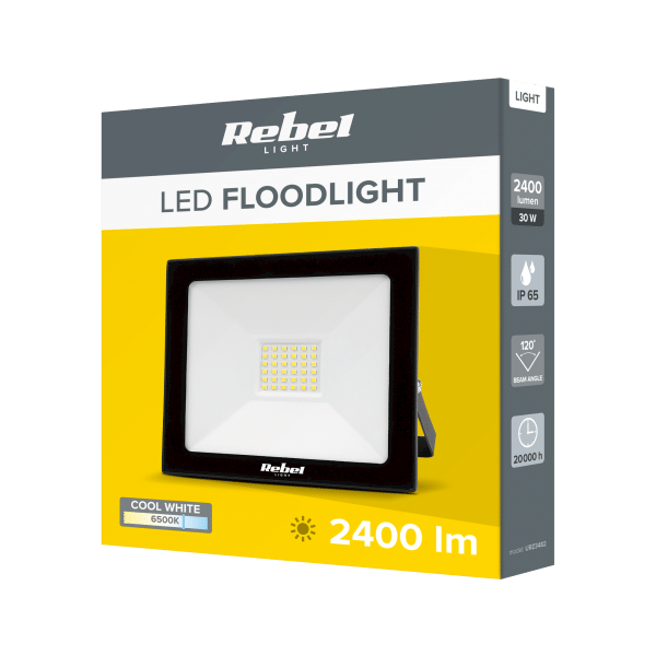 LED NAŚWIETLACZ 30W 230V 6500K