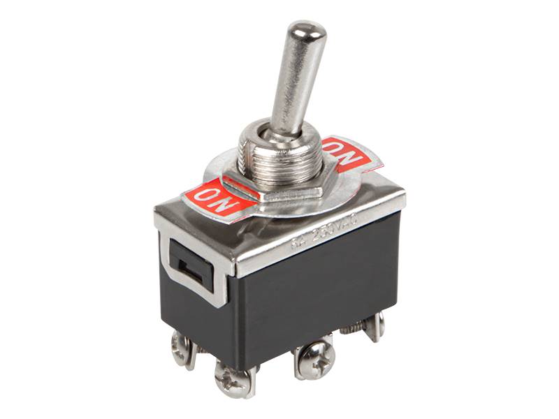 PRZEŁĄCZNIK HEBEL DUŻY 2-POZ.250V 6PIN KN3C-202