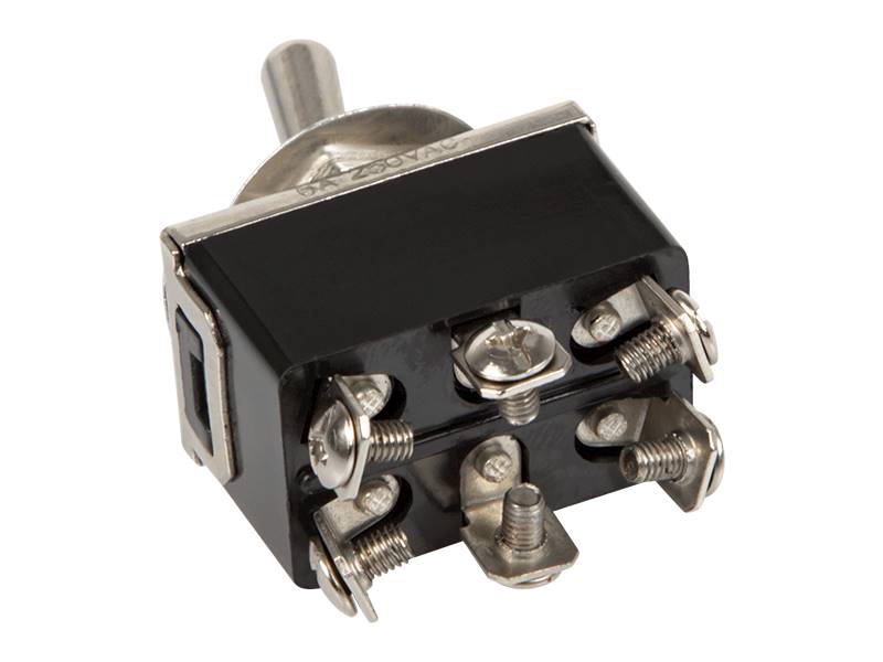 PRZEŁĄCZNIK HEBEL DUŻY 2-POZ.250V 6PIN KN3C-202