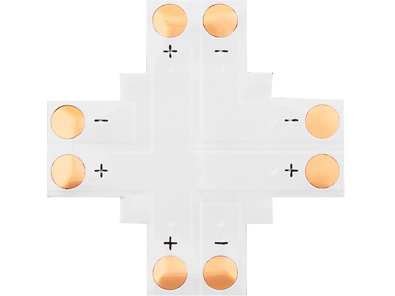 KONEKTOR DO TAŚM LED TYPU ''+''10mm 2PIN