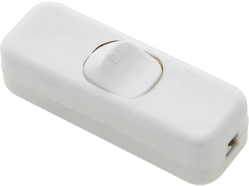 PRZEŁĄCZNIK PRZELOTOWY DUŻY BIAŁY 2,5A 250V