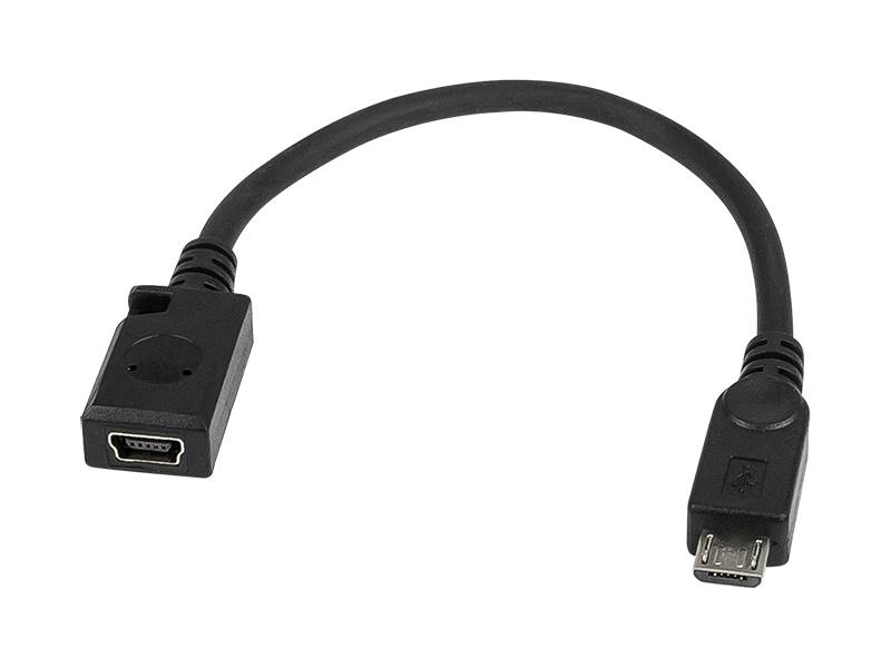 ADAPTER USB GN.MINI USB-WT.MICRO USB KABEL.10cm