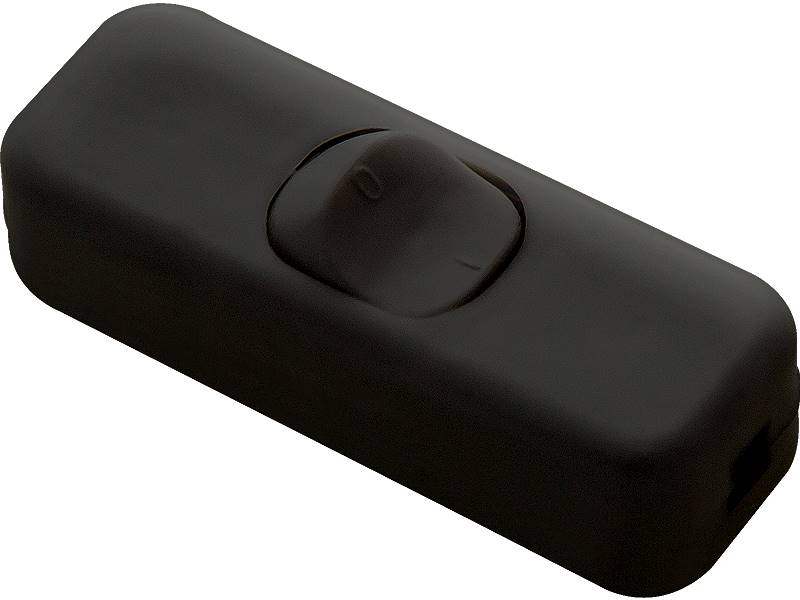 PRZEŁĄCZNIK PRZELOTOWY DUŻY CZARNY 3A 250V