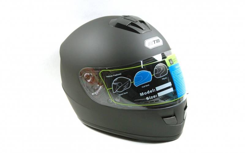 KASK BT103 INTEGRALNY MATOWY CZARNY ROZMIAR M