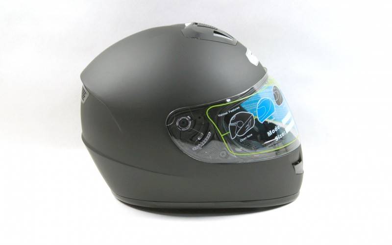KASK BT103 INTEGRALNY MATOWY CZARNY ROZMIAR M
