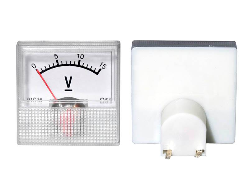 MIERNIK ANALOG. VOLT. KW MINI 15V