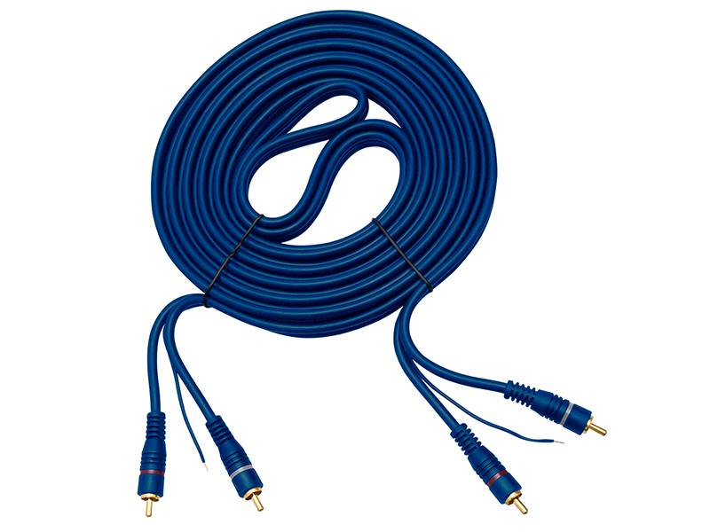 PRZYŁ.2xRCA 6mm 5m + STEROWANIE
