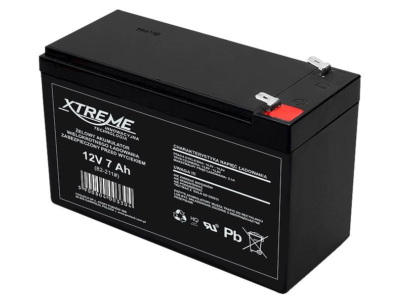 AKUMULATOR ŻELOWY 12V 7.0Ah XTREME
