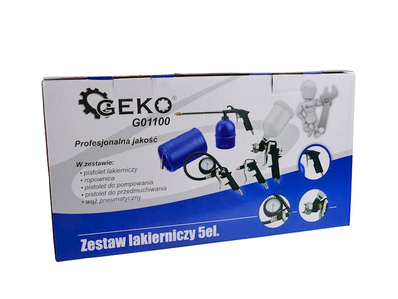 ZESTAW LAKIERNICZY 5 EL. GEKO