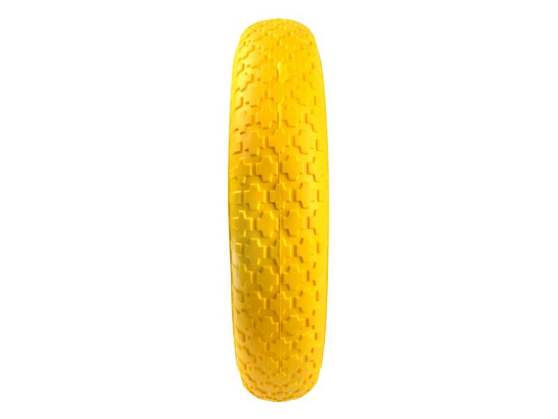 KOŁO DO TACZKI 3.50-8 PEŁNE PU PLOWER /ŻÓŁTE