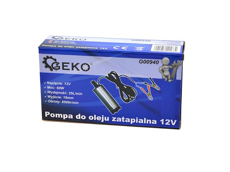 POMPA DO OLEJU ZATAPIALNA 12V 52mm