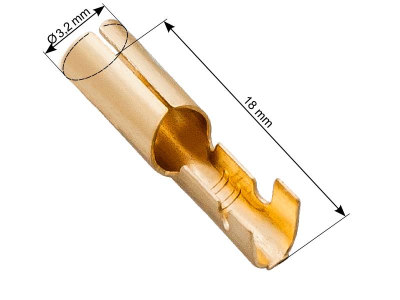 KONEKTOR NIEIZOL.TULEJKA 2,1/16mm 