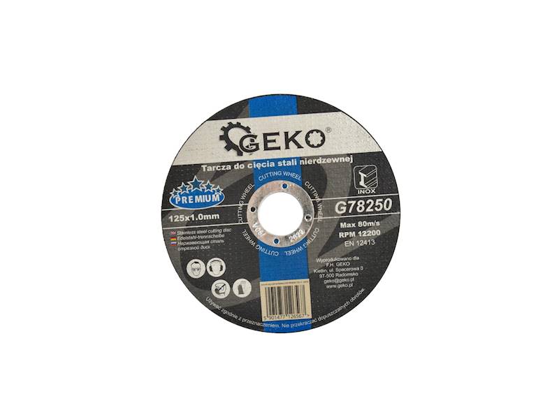 TARCZA DO STALI NIERDZEWNEJ 125x1,0 GRKO PREMIUM
