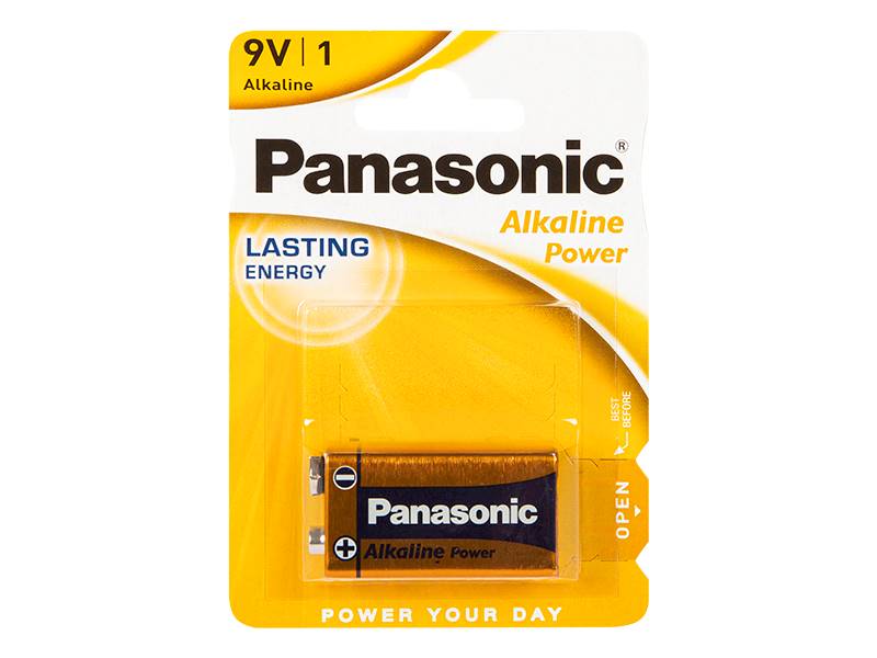 PANASONIC BATERIA ALKALINE 9V 6LR61